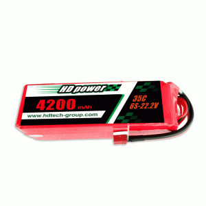 HD POWER 4200mAh 35C 6S22.2Vリポバッテリー